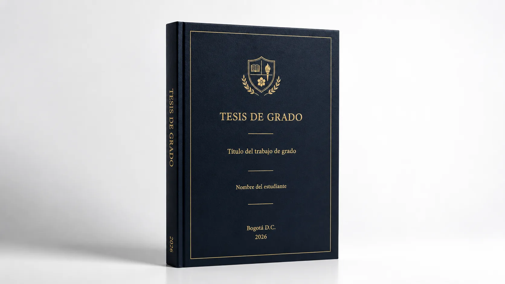 Encuadernación de tesis